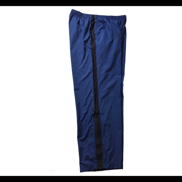 Nike Pants Nike Mens Xl Windbreaker Pants Black Blue Poshmark